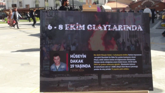 HÜDA PAR Elazığ Gençlik Kolları 6-8 Ekim Şehitleri Anısına Resim Sergisi Düzenledi