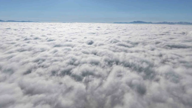 Elazığ'da bulutların görsel şöleni