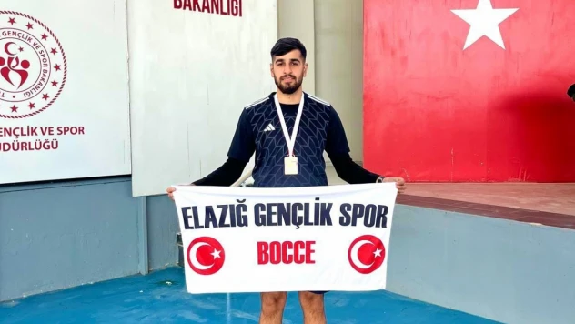 Elazığlı sporcu Türkiye 3'üncüsü oldu