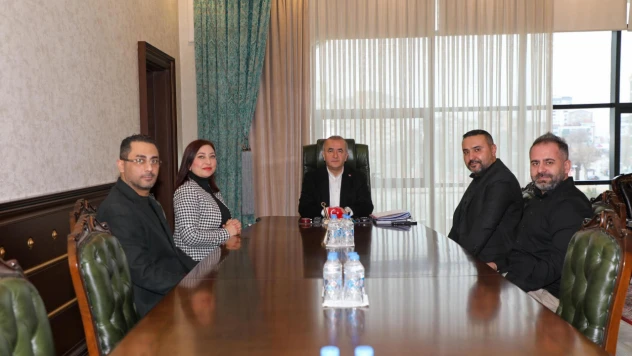 Fırat Havzası Gazeteciler Cemiyeti'nden Vali Hatipoğlu'na Ziyaret