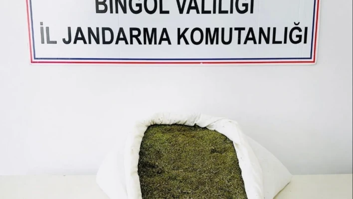 Bingöl'de 17 kilo esrar ele geçirildi