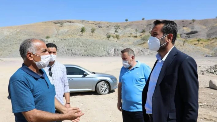 BAŞKAN ŞERİFOĞULLARI YENİ ODUN AMBARI SAHASINDA İNCELEMELERDE BULUNDU