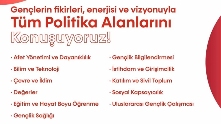 Büyük gençlik çalıştayı Elazığ'da yapılacak