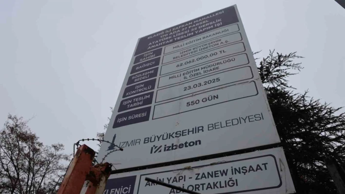 CHP'li İzmir Belediyesinin okul inşaatı krizi: Depremi yaşayan Elazığ'daki okul inşaatı 10 milyon lira zararla yarım kaldı