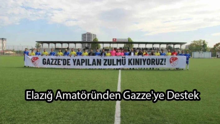 Elazığ Amatöründen Gazze'ye Destek