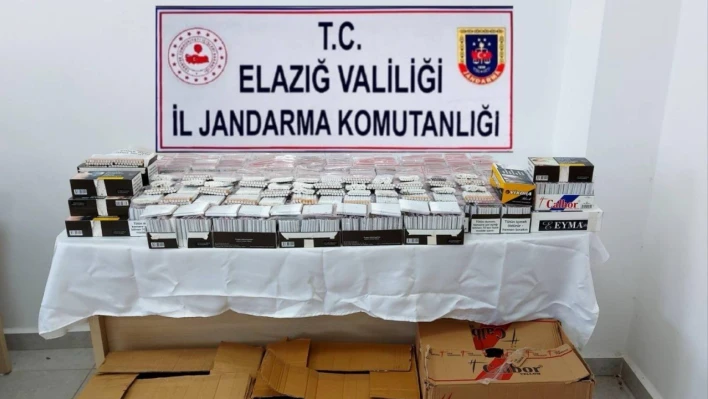 Elazığ'da 16 bin bandrolsüz sigara ele geçirildi