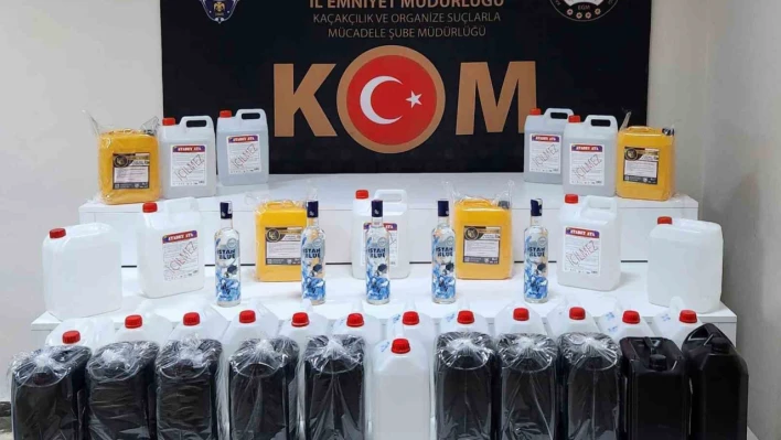 Elazığ'da 190 litre etil alkol ele geçirildi: 11 şüpheliye işlem yapıldı