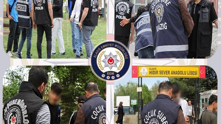Elazığ'da 223 okul önü denetlendi