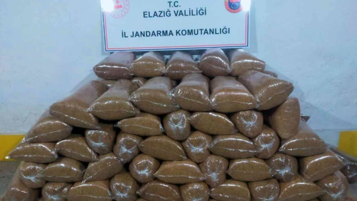 648 kilo kaçak tütün ele geçirildi