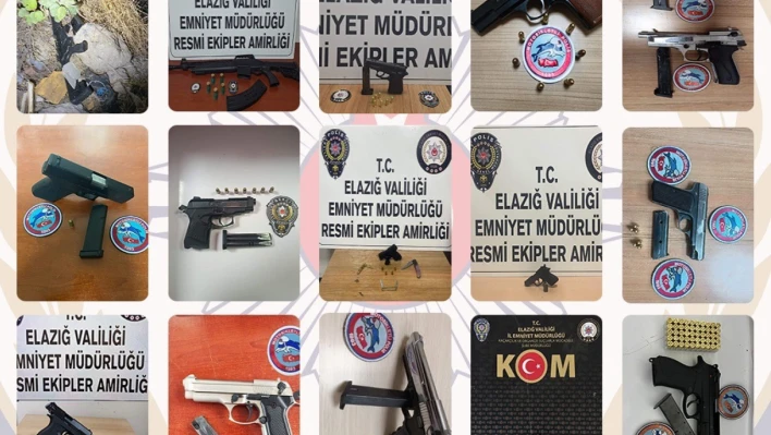 Elazığ'da aranan 95 şüpheli yakalandı