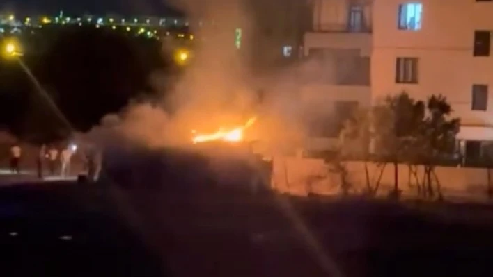 Elazığ'da kümes yangını