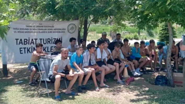 Elazığ'da tabiat parkı eğitimleri sürüyor