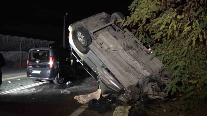 Elazığ'da trafik kazası: 1 ölü, 3 yaralı