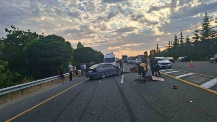 Elazığ'da trafik kazası: 1 ölü 1 yaralı