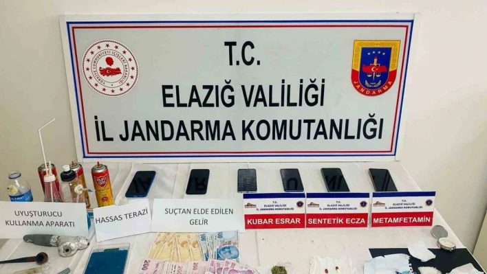 Elazığ'da uyuşturucu operasyonu: 6 gözaltı