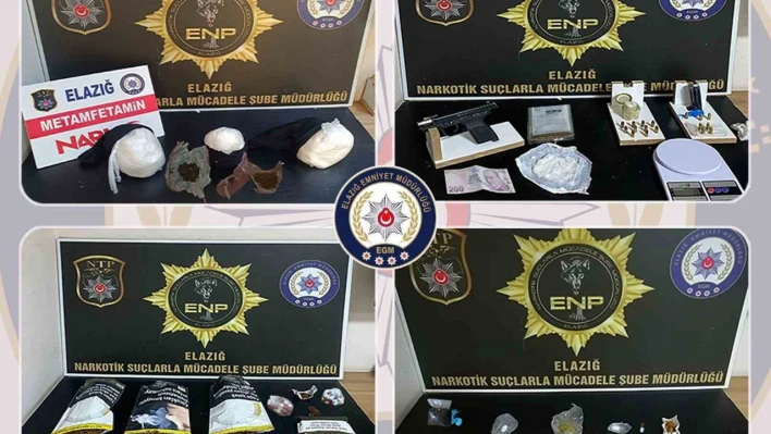 Elazığ'da uyuşturucu operasyonu: 8 şüpheli tutuklandı