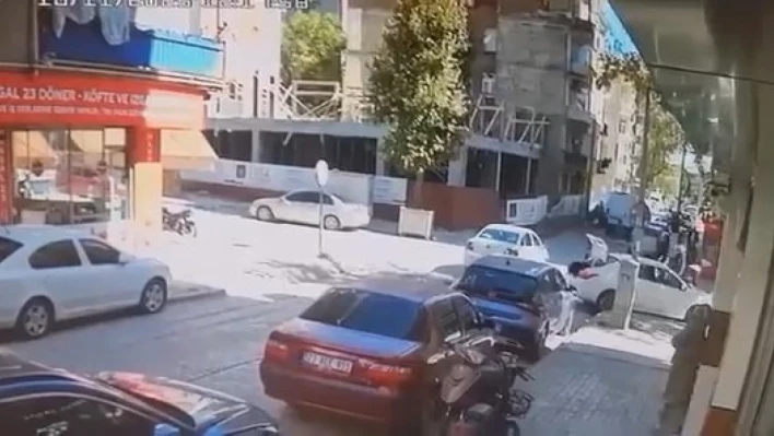 Elazığ'daki kaza kameralara yansıdı