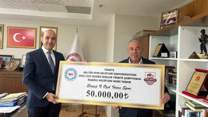 Elazığ İl Özel İdaresi Spor Kulübü Ödüllendirildi