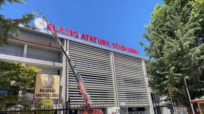 Elazığ Stadyumu'na Atatürk ismi eklendi