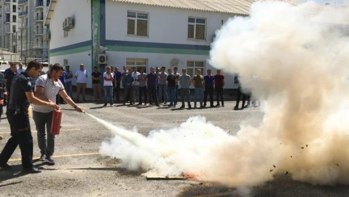 FIRAT EDAŞ ÇALIŞANLARINA YANGIN EĞİTİMİ