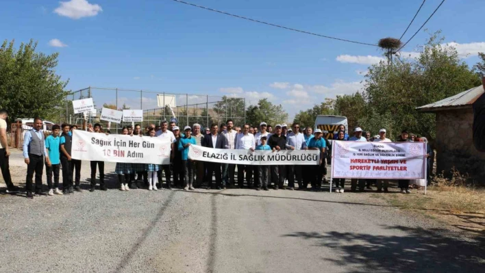 Kovancılar'da dünya yürüyüş günü etkinliği