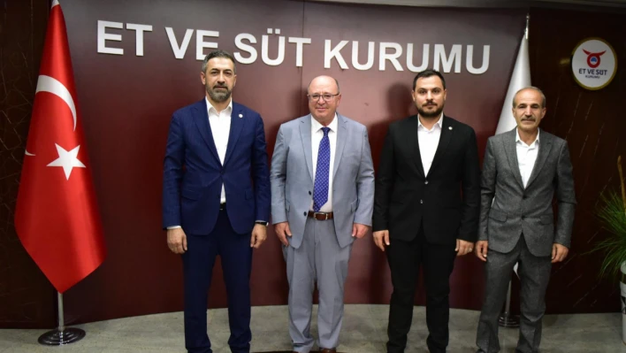 Milletvekili Işıkver Et ve Süt Kurumu Genel Müdürlüğünü Ziyaret Etti