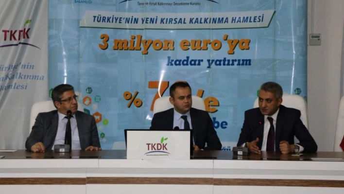 TKDK, FKA VE KOSGEB ELAZIĞ'A YAPILACAK YATIRIMLAR İÇİN BİR ARAYA GELDİ
