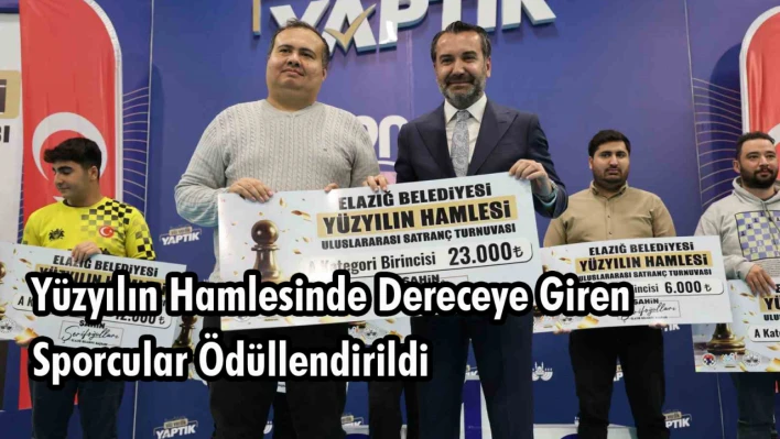 Yüzyılın Hamlesinde Dereceye Giren Sporcular Ödüllendirildi