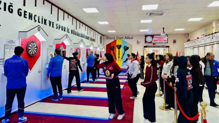 Elazığ'da dart müsabakaları sona erdi