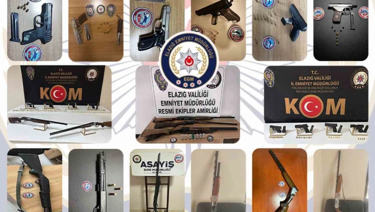 Elazığ'da kesinleşmiş hapis cezası bulunan 115 zanlı tutuklandı