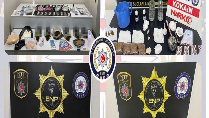 Elazığ'da uyuşturucu operasyonu: 20 şüpheli tutuklandı