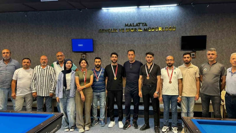 Bilardoda Elazığlı sporcudan başarı