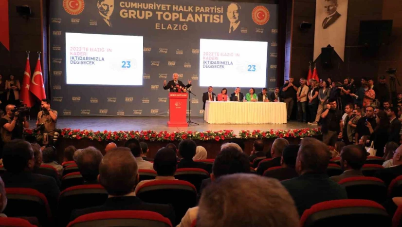 CHP grup toplantısını Elazığ'da yaptı