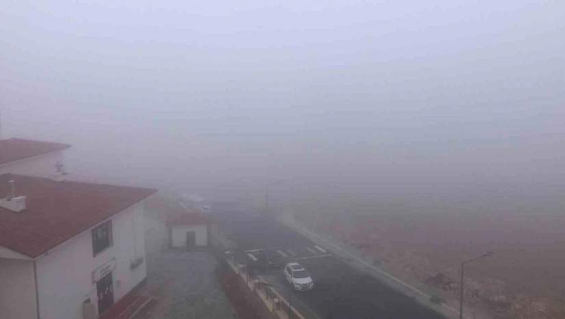 Elazığ'da sis etkili oldu