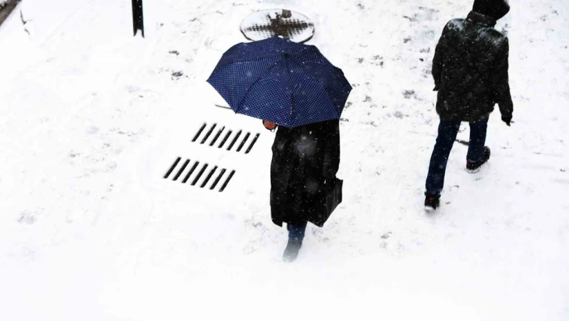 Yılın son gününde Elazığ beyaza büründü