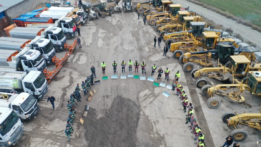 Elazığ Belediyesi Kar Yağışına Hazır