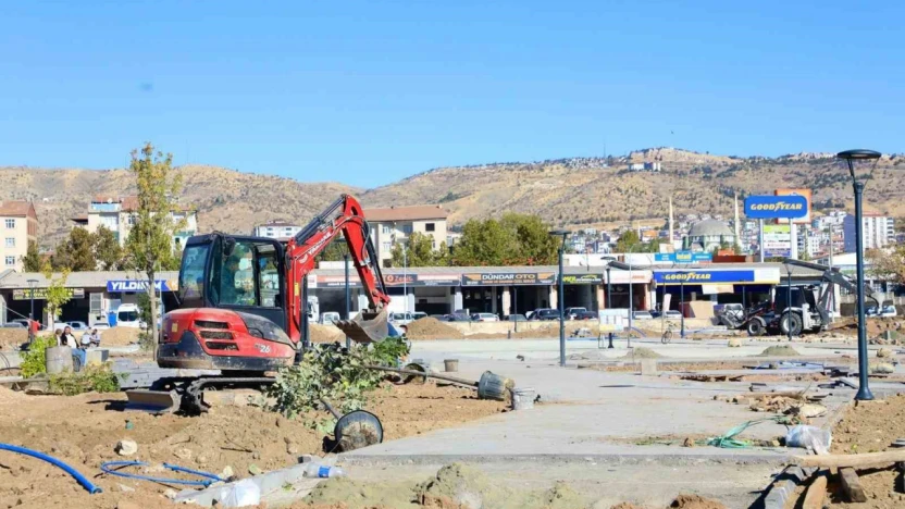 Elazığ'da Doğu Park'ın inşa çalışmalarında sona gelindi