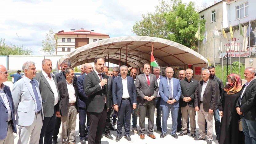Elazığ'da Gazze yararına yardım kampanyası