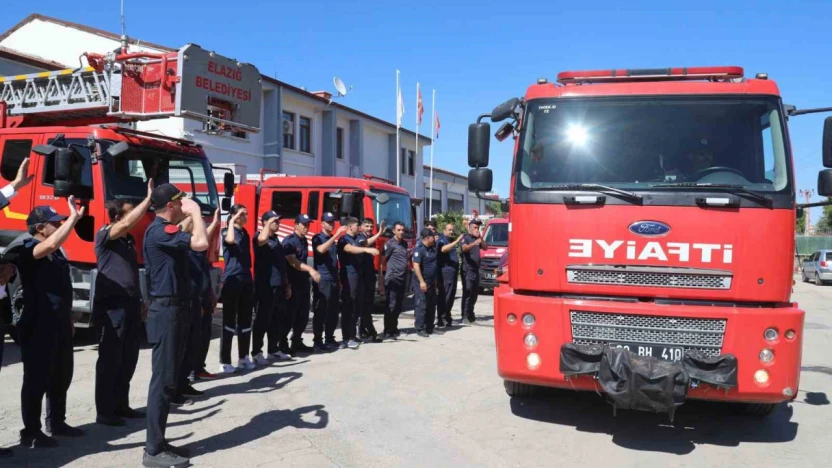 Hatay'daki orman yangınına Elazığ Belediyesinden destek
