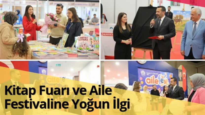 Kitap Fuarı ve Aile Festivaline Yoğun İlgi