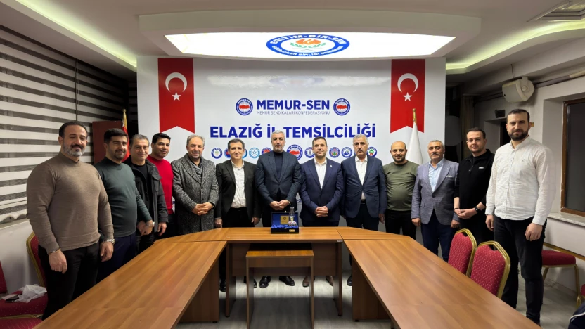 Memur-Sen İl Yönetiminden Diyanet-Sen Elazığ Şubesine Ziyaret