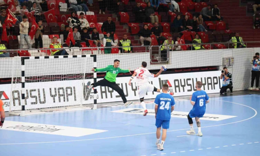 A Milli Hentbol Erkek Milli Takımı, Güney Kıbrıs Rum Kesimi'ni yenerek ikinci tura yükseldi