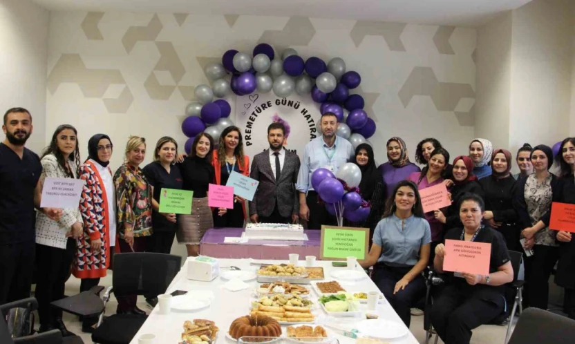 Elazığ'da 'Dünya Prematüre Günü' kutlandı