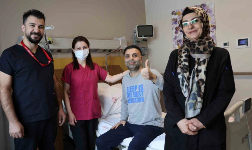 Elazığ'da 45 yaşındaki hasta 50 dakikalık kalp masajıyla hayata döndürüldü