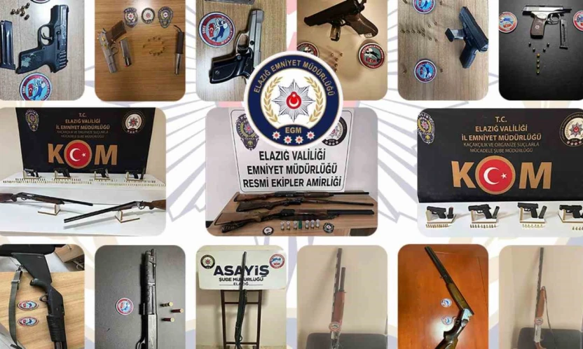 Elazığ'da kesinleşmiş hapis cezası bulunan 115 zanlı tutuklandı