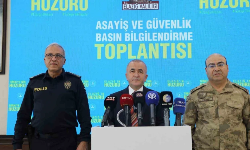 Elazığ'da suçlulara göz açtırılmıyor: Suç oranlarında düşüşler yaşandı