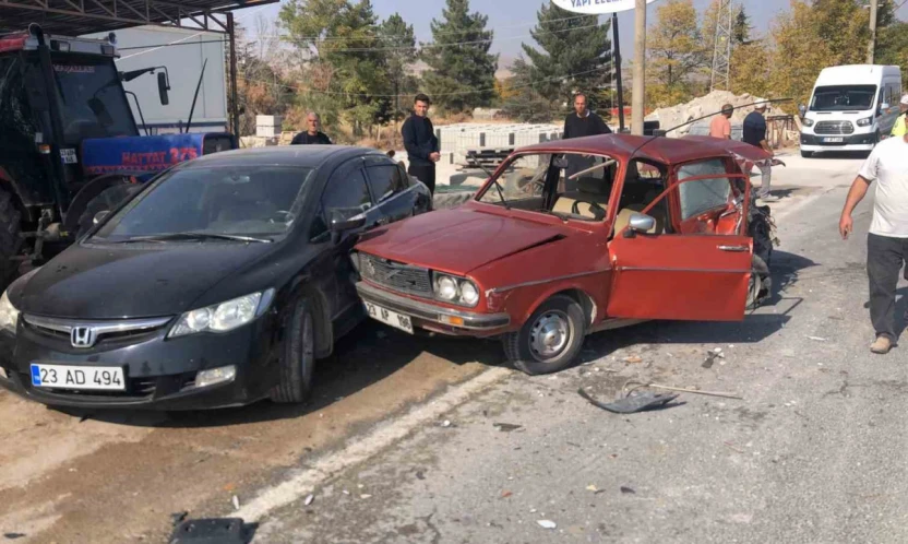 Elazığ'da trafik kazası: 1 ölü
