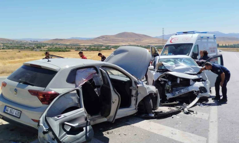 Elazığ'da trafik kazası: 7 yaralı