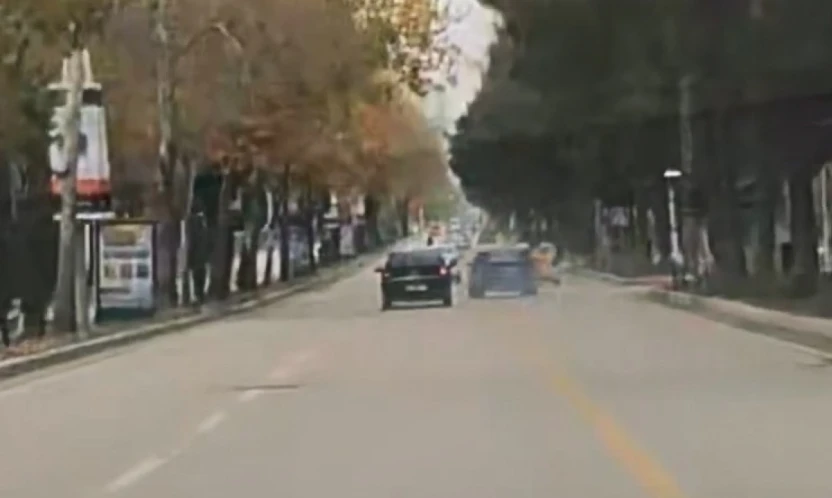 Elazığ'da trafikte makas atan sürücü kameraya yansıdı