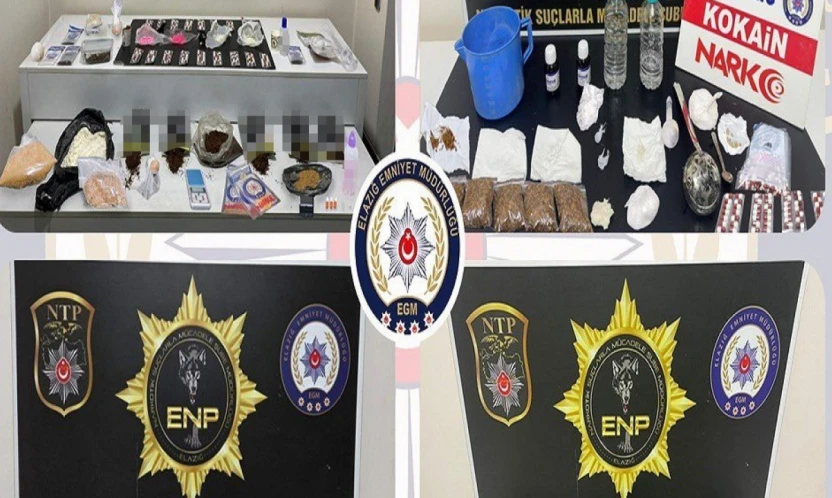 Elazığ'da uyuşturucu operasyonu: 20 şüpheli tutuklandı